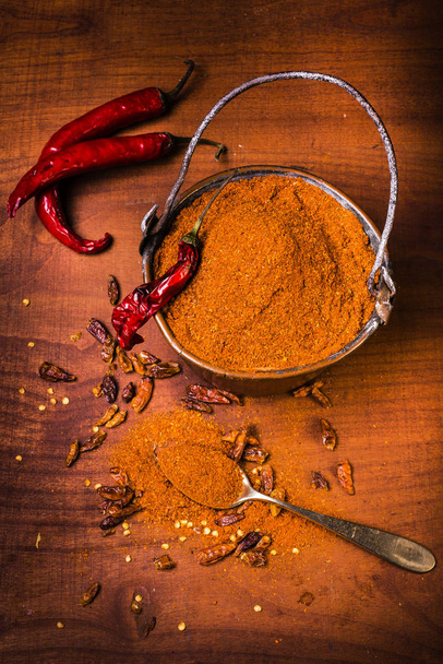 still life, red spicy chilli - Foto, afbeelding