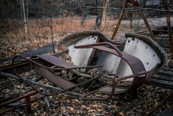 Abandoned sights of in Chernobyl Exclusion Zone - Photo, Image
