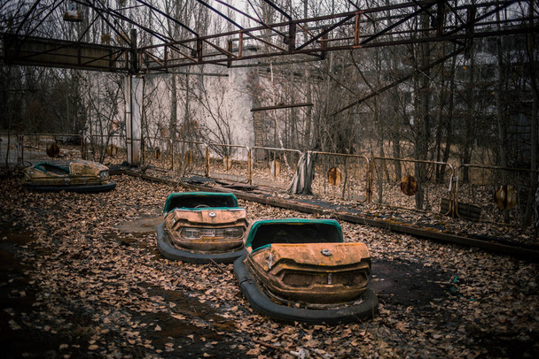 Abandoned sights of in Chernobyl Exclusion Zone - Photo, image