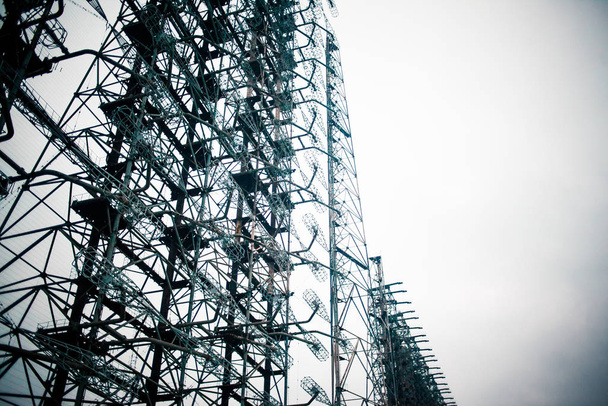 Chernobyl: Duga oude Sovjet-Russische radarsysteem  - Foto, afbeelding