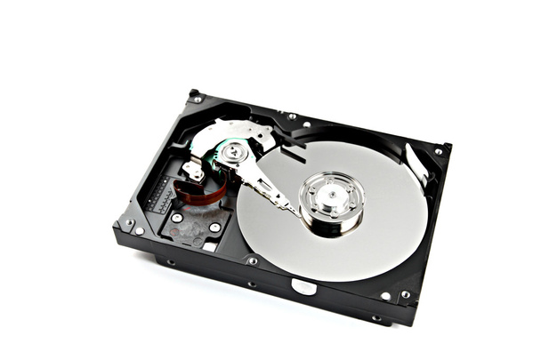 Hard drive to store data place to the left. - Photo, Image