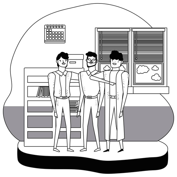 Podnikatelé avatar kreslený design vektorový ilustrace - Vektor, obrázek