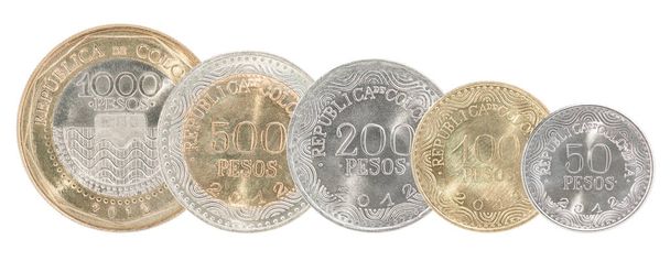 Колумбійський песо монети
 - Фото, зображення