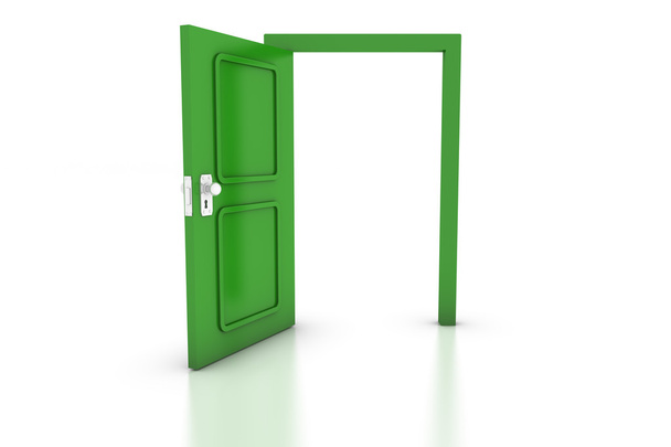 yeşil kapıyı - Fotoğraf, Görsel