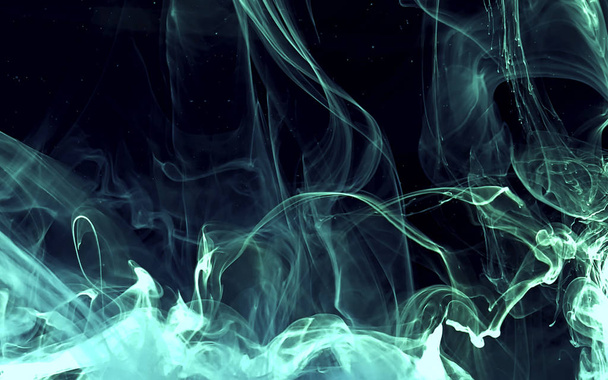 Space mint blue green abstract background. Stylish modern techno - Zdjęcie, obraz