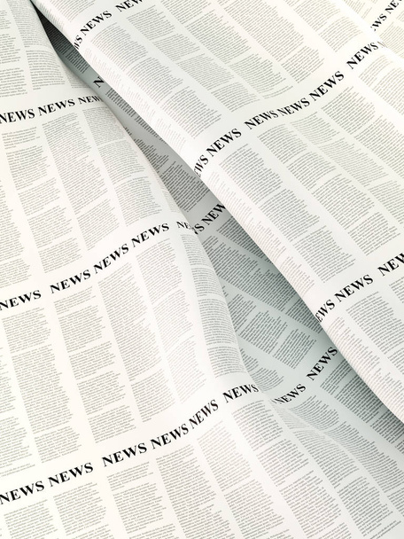 Abstract newspaper background, original 3d rendering - Photo, Image
