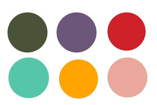 Paleta guia de cores da moda do ano 2020. Paleta de cores
. - Foto, Imagem