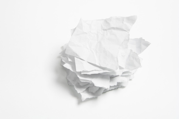 Stack of Crumpled Papers - Photo, Image