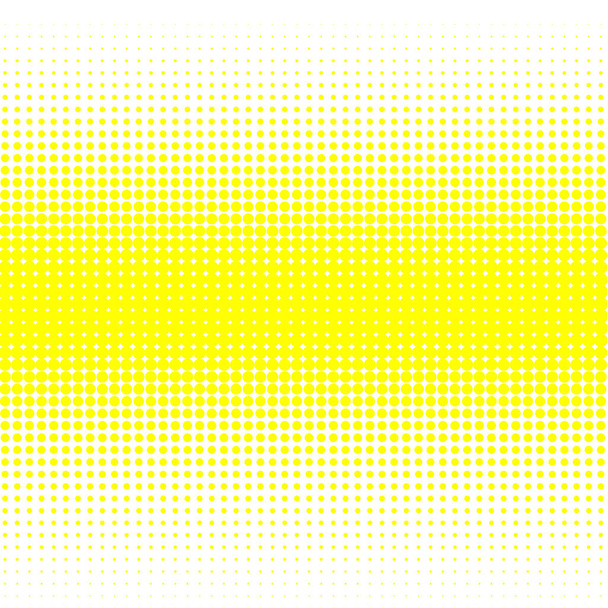 白い背景に黄色の点 - ベクター画像