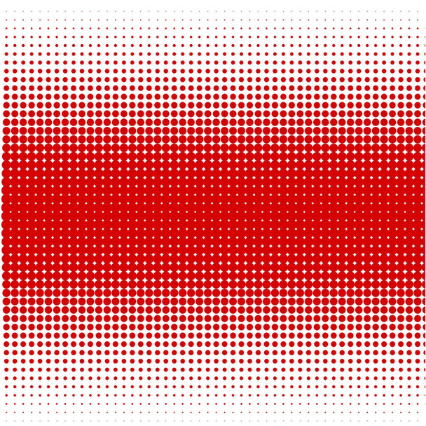 Red dots on white background - Vector, Image