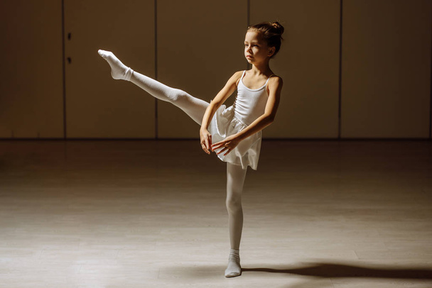 flexible little girl ballerina - Fotoğraf, Görsel