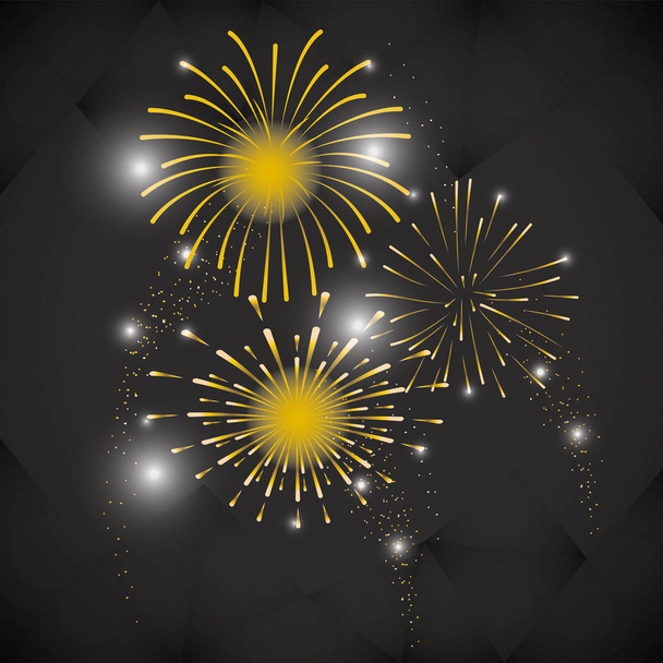 fuochi d'artificio luminoso cartone animato
 - Vettoriali, immagini