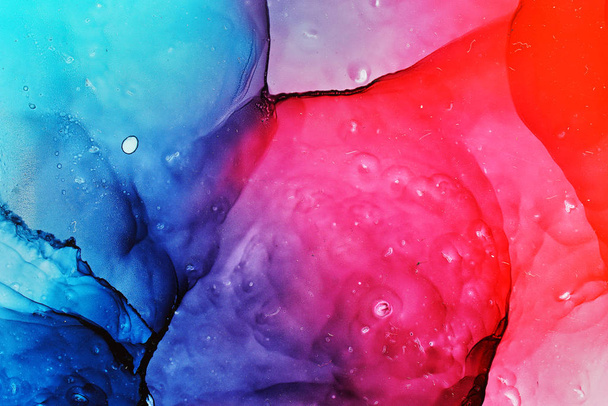 Alcohol ink abstract texture - 写真・画像