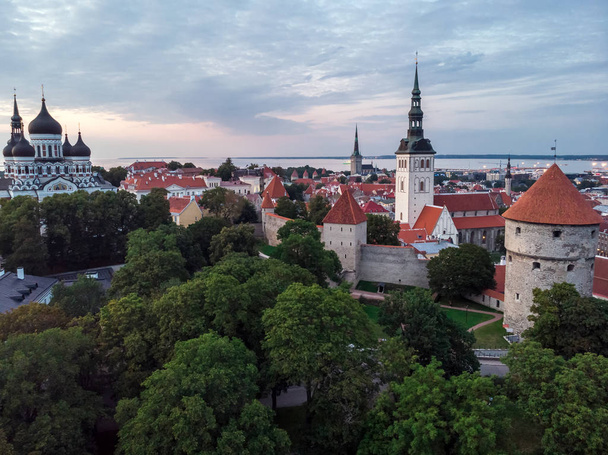 Tallinn-Luftaufnahme - Foto, Bild