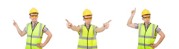 Industrial worker isolated on the white background - Foto, Bild