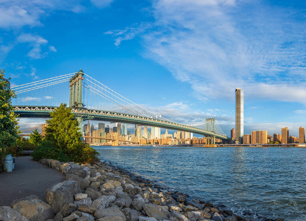 View of Manhattan Bridge, New York City - Fotografie, Obrázek