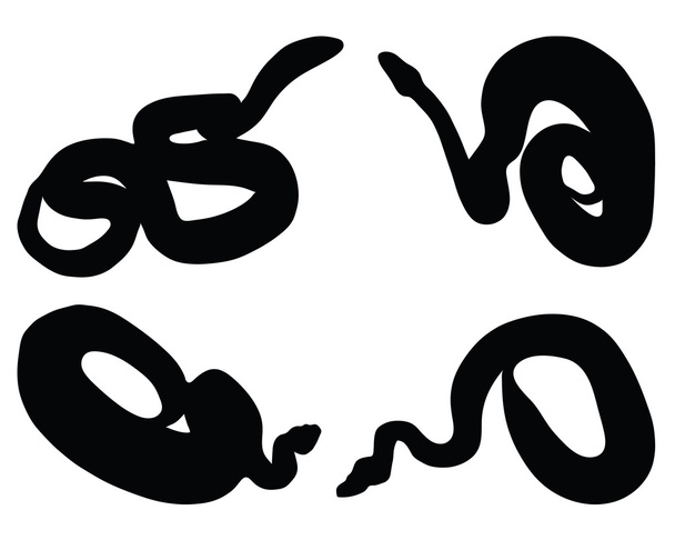 Węże - Wektor, obraz