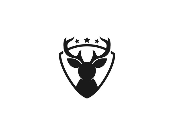 Kalkan sevgili logo - illüstrasyon - Vektör, Görsel