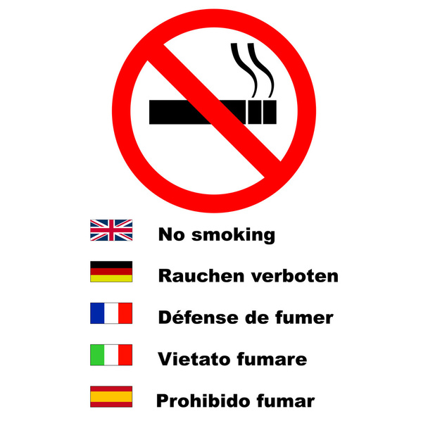 No hay señal de fumar
 - Foto, Imagen