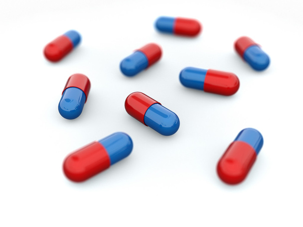 gekleurde capsules - Foto, afbeelding
