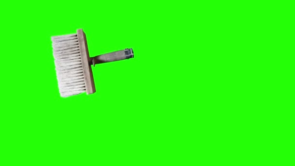 Used vintage painting tool animation on green screen , chroma key for editors - 映像、動画