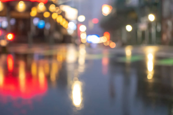 deštivé mokré lansdowne ulice v Boston Massachusetts - Fotografie, Obrázek