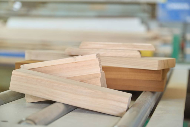 Background carpentry woodworking woodshop, wooden boards, furniture details - Fotó, kép