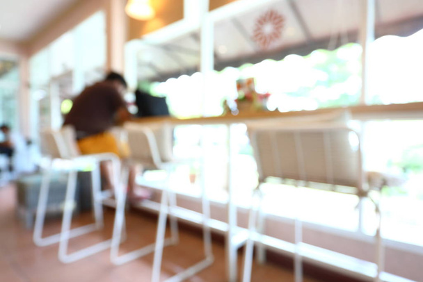 káva kavárna, obraz rozmazání backhround - Fotografie, Obrázek