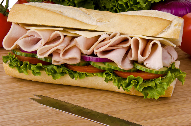 onderzeese sandwich - Foto, afbeelding
