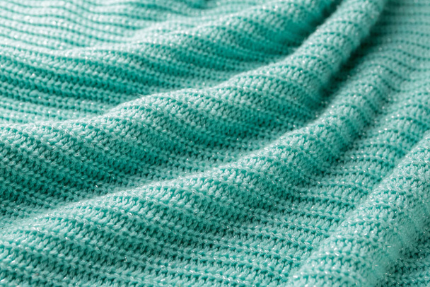 Texture of knitted fabric as background - Zdjęcie, obraz