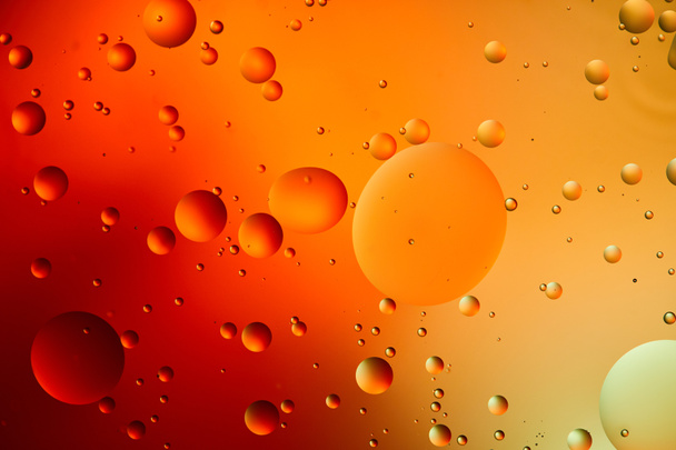 astratto sfondo di colore arancione e rosso da acqua mista e olio
  - Foto, immagini