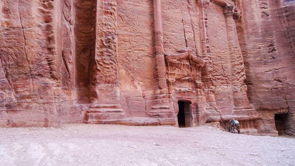 Petra es una antigua ciudad en Jordania
 - Foto, Imagen