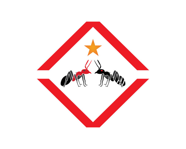 Návrh vektorových ilustrací šablony Ant Logo - Vektor, obrázek