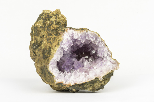 view into an amethyst geode - Photo, Image