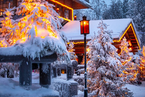 Санта Клаус село Лапландії Фінляндії - Фото, зображення