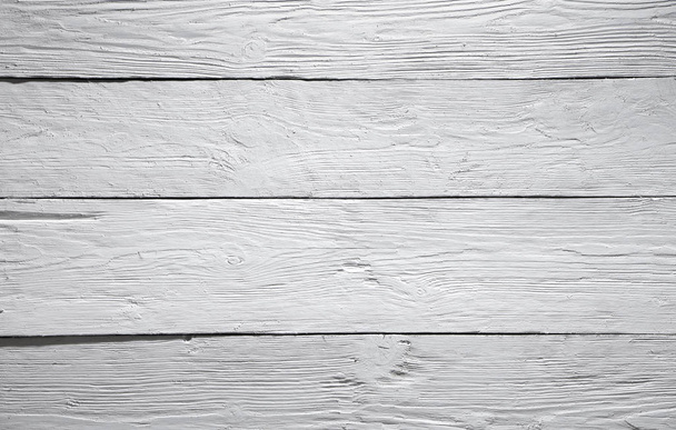 Bandes horizontales, texture blanche en bois avec teinte bleue
. - Photo, image