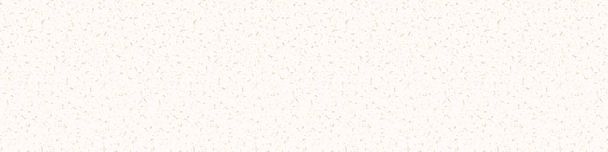 Mulberry Washi Paper Texture Border Background Ecru Cream Natural Fibre Flecks on Organic Bright Beige Color Speckle Recycled Edging Домашня японська стрічка з декору. Vector Banner Tape Eps 10 - Вектор, зображення