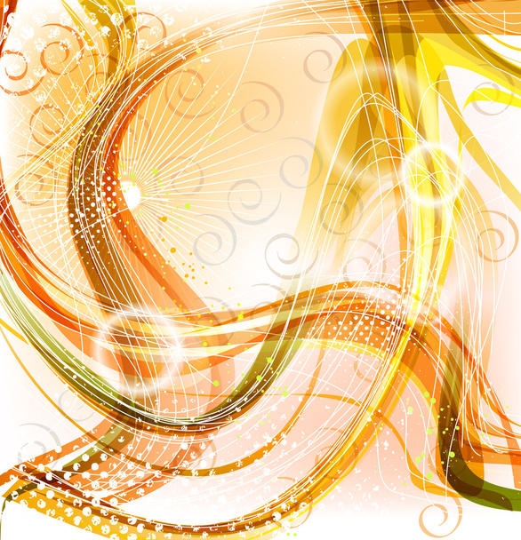 Abstract Vector Background - Colorful Transparent Lights - ベクター画像