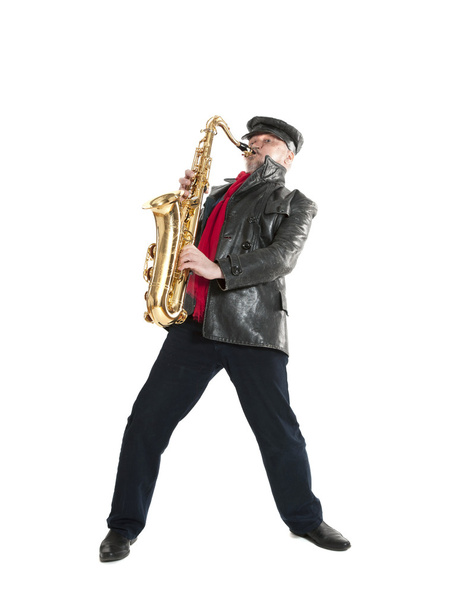 Man playing the trumpet - Foto, Imagen