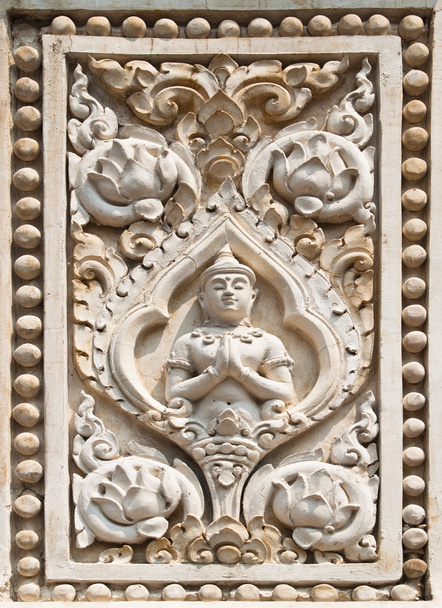 Sculpture Thai style molding art in the temple,Thailand. - Photo, Image