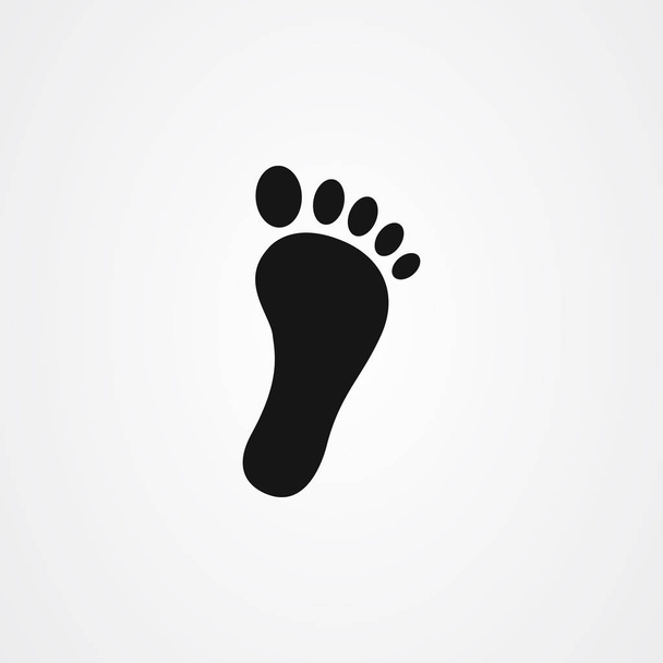 Foot step icon vector design - Vector, Image