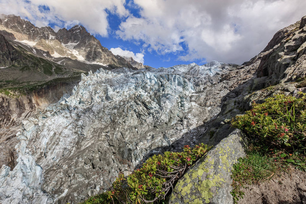 アルジャンティ エール氷河シャモニー アルプス、フランス - 写真・画像