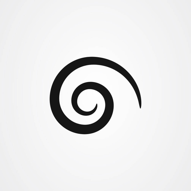Floral swirl icon vector design - Vector, Image