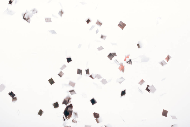 Falling solver confetti - Foto, imagen