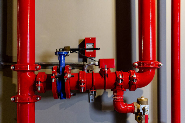 Building fire prevention plumbing system. - Photo, Image