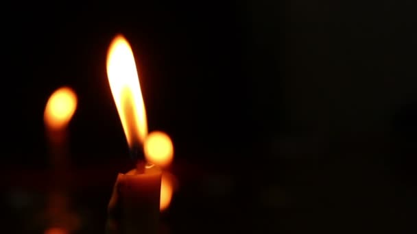 Dolly shot of Candlelight - Footage, Video