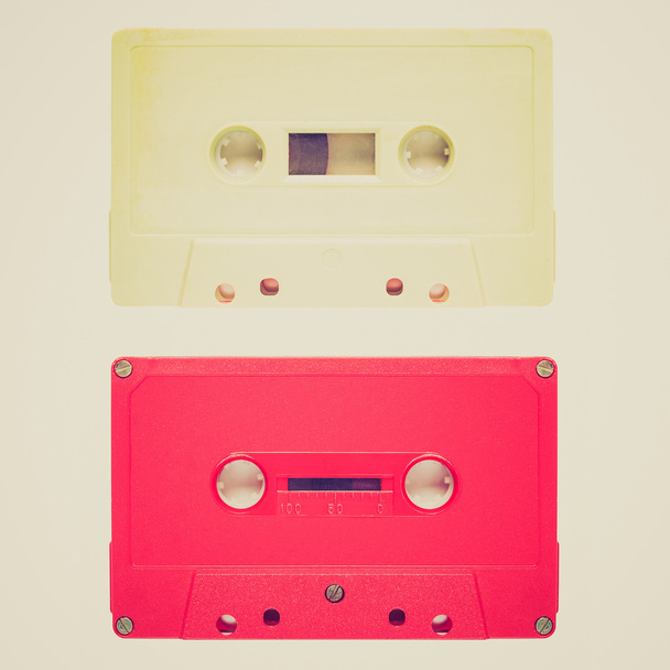 Retro look cassette - Foto, afbeelding