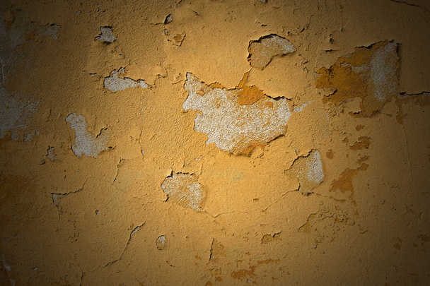 Cracked Concrete Vintage Wall Background - Photo, Image