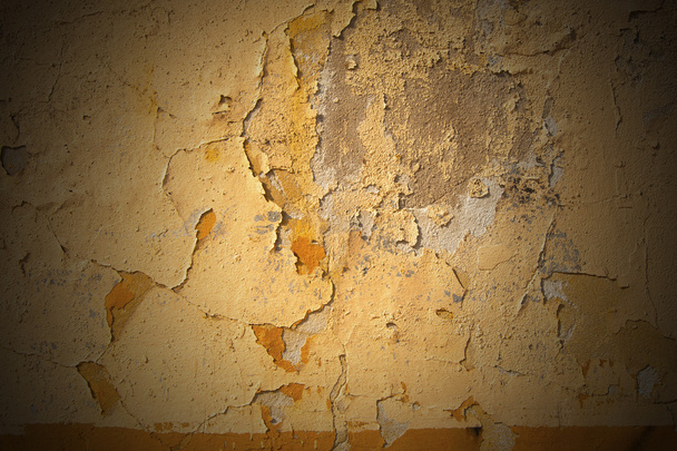 コンクリートのヴィンテージの壁の背景をクラック - 写真・画像
