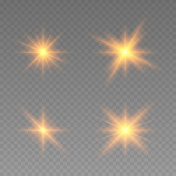 Efecto de luces brillantes
 - Vector, imagen